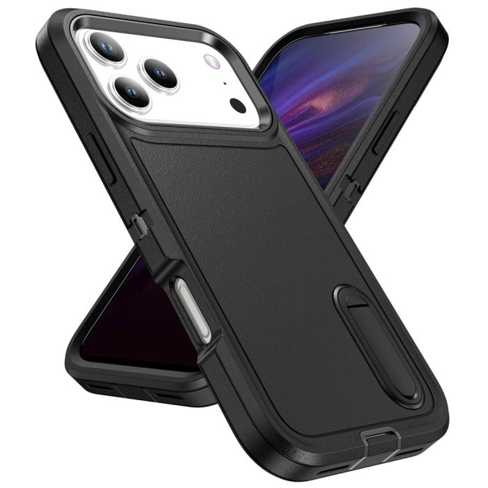 Bild 2,  iPhone 17 Pro Max Skal Extreme Shockproof Hybrid Svart - Teknikhallen.se