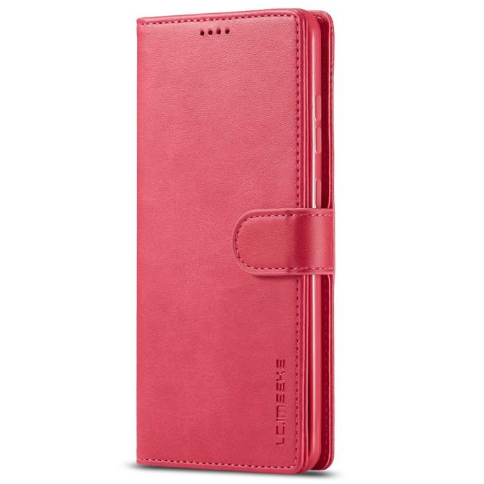 Bild 4, LC.IMEEKE LC.IMEEKE Samsung Galaxy A23 5G Fodral Läder Röd/Rosa - Teknikhallen.se