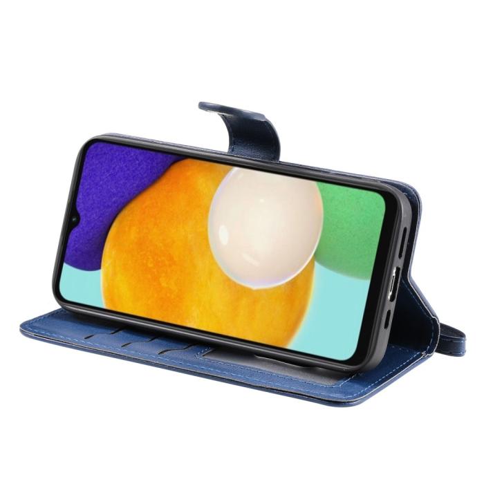 Bild 2,  Samsung Galaxy A04s / A13 5G 2in1 Magnet/Plånboksfodral Blå - Teknikhallen.se