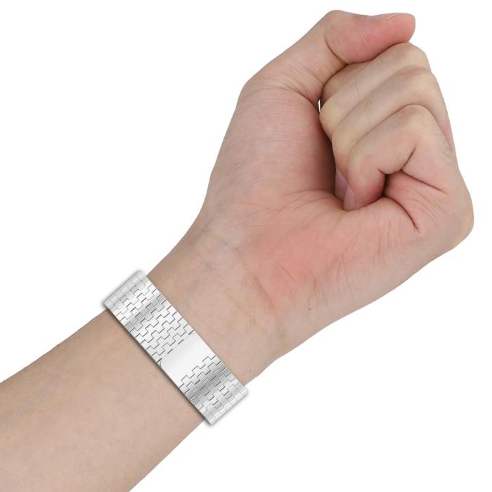 Bild 5,  Apple Watch 42/44/45/46/49 mm Armband Magnetisk Loop Svart - Teknikhallen.se