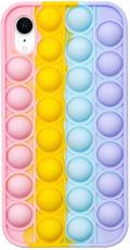  iPhone XR - Pop It Fidget Skal - Multicolor - Teknikhallen.se