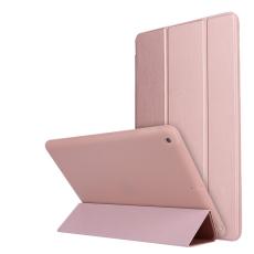  iPad 10.2 2019/2020/2021 Fodral Tri-Fold Ros&eacute;guld - Teknikhallen.se