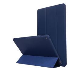  iPad 10.2 2019/2020/2021 Fodral Tri-Fold M&ouml;rk Bl&aring; - Teknikhallen.se