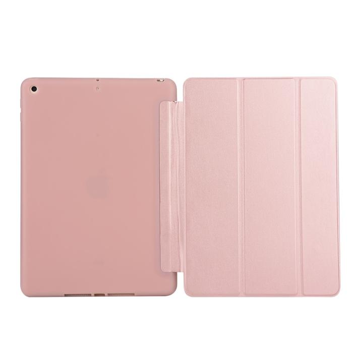 Bild 5,  iPad 10.2 2019/2020/2021 Fodral Tri-Fold Roséguld - Teknikhallen.se
