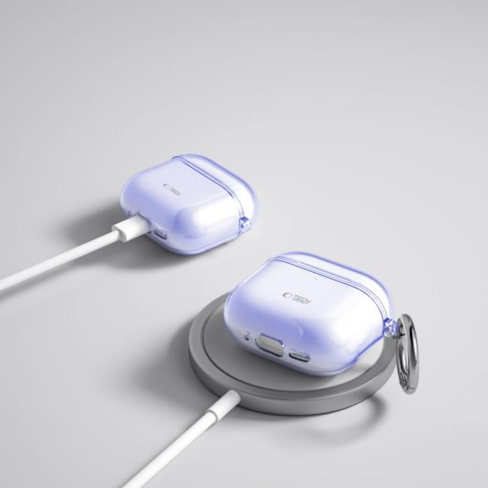 Bild 5, Tech-Protect Tech-Protect AirPods 4 Skal FlexAir Violet - Teknikhallen.se