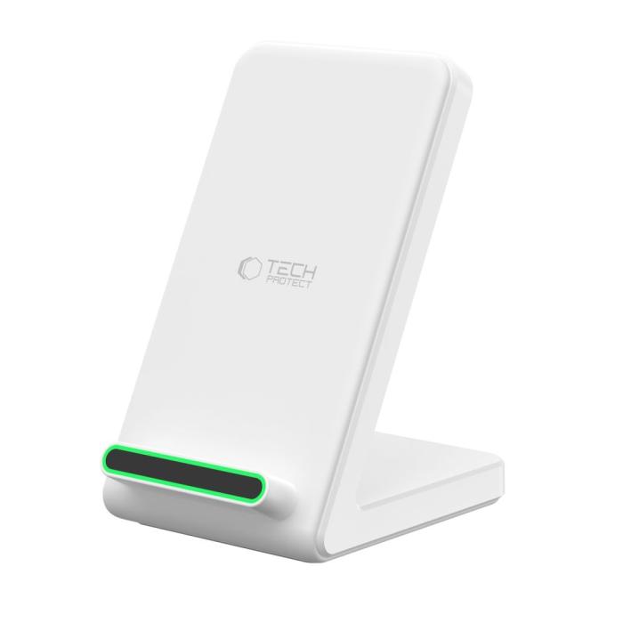 Bild 5, Tech-Protect Tech-Protect 15W Qi Trådlös Laddare Vit - Teknikhallen.se