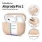 Tech-Protect Tech-Protect AirPods Pro 1/2 Skal Silikon Caffe Latte - Teknikhallen.se