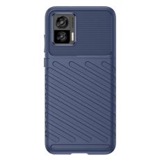  Motorola Edge 30 Neo 5G Skal Twill Textur Bl&aring; - Teknikhallen.se