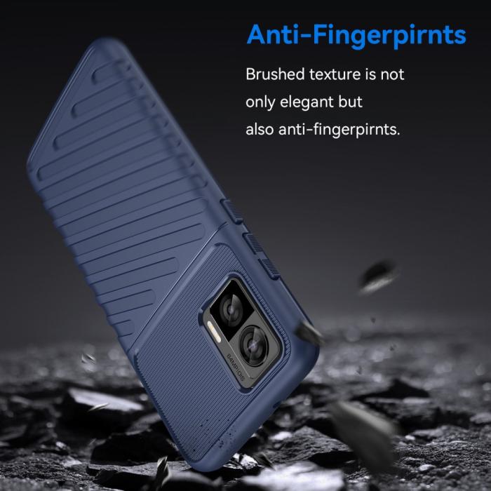 Bild 2,  Motorola Edge 30 Neo 5G Skal Twill Textur Blå - Teknikhallen.se