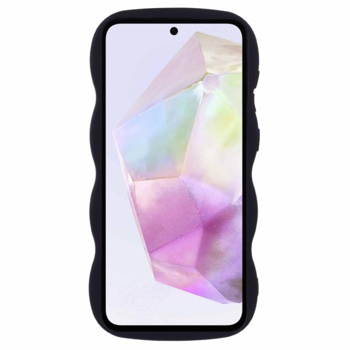 Bild 2,  Samsung Galaxy A56 5G / A36 5G Mobilskal Wavy Svart - Teknikhallen.se