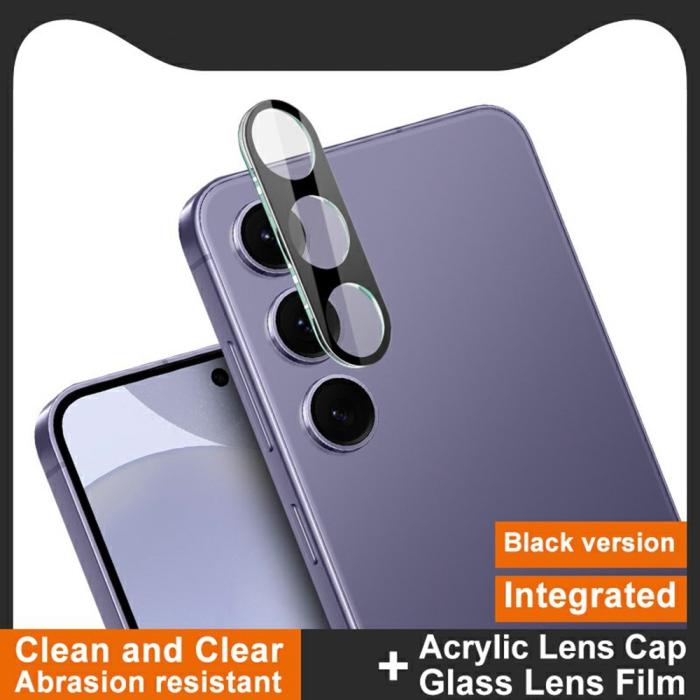 Bild 2, IMAK IMAK Samsung Galaxy S25 Linsskydd Härdat Glas Svart - Teknikhallen.se