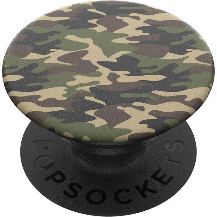 Bild 3, PopSockets PopSockets Avtagbart Grip med Ställfunktion Woodland Camo - Teknikhallen.se