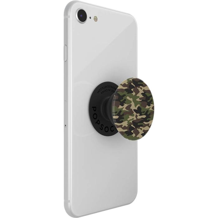 Bild 9, PopSockets PopSockets Avtagbart Grip med Ställfunktion Woodland Camo - Teknikhallen.se