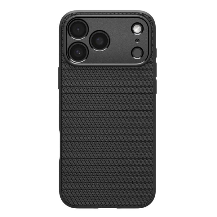 Bild 2, Spigen Spigen iPhone 18 Pro / 17 Pro Skal Liquid Air Mattsvart - Teknikhallen.se