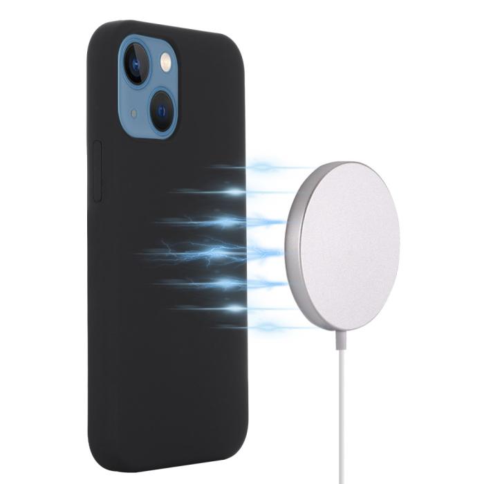 Bild 3,  iPhone 13 Skal MagSafe Liquid Silikon Svart - Teknikhallen.se