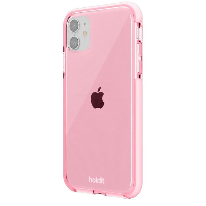 Bild 3, holdit holdit iPhone 11/XR Skal Seethru Bright Pink - Teknikhallen.se