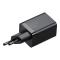 BASEUS Baseus 30W Super Pro USB-C / USB-A PD QC Väggladdare Svart - Teknikhallen.se