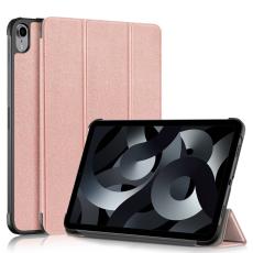  iPad 11 2025 / 10.9 2022 Fodral Tri-Fold Ros&eacute;guld - Teknikhallen.se
