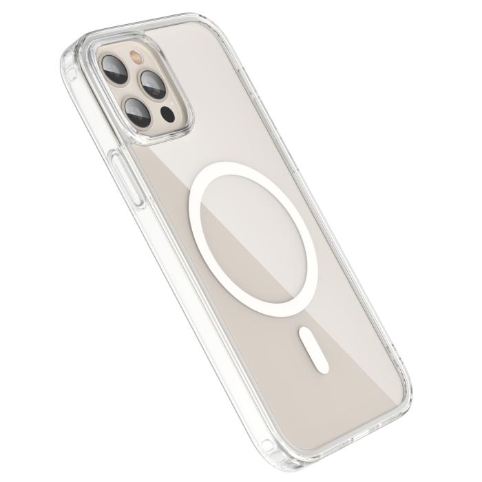 Bild 3, ColorPop ColorPop iPhone 12 Pro Max Skal CH MagSafe Transparent/Vit - Teknikhallen.se