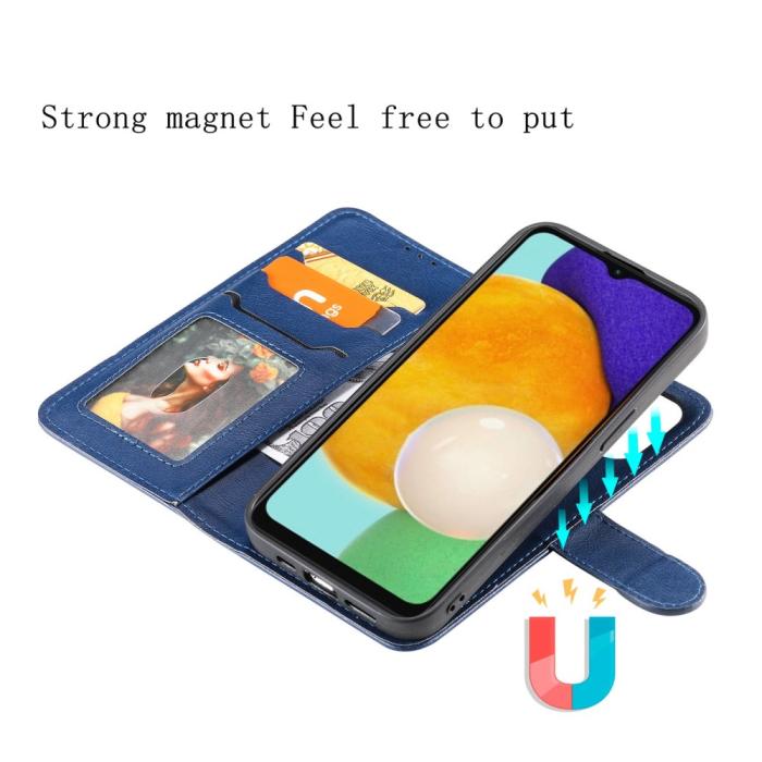 Bild 3,  Samsung Galaxy A04s / A13 5G 2in1 Magnet/Plånboksfodral Blå - Teknikhallen.se
