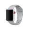  Silikon Armband Apple Watch 41/40/38 mm (S/M) - Grå - Teknikhallen.se