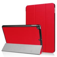  iPad 9.7" (2017) / (2018) - Slimfit Tri-Fold Fodral - R&ouml;d - Teknikhallen.se