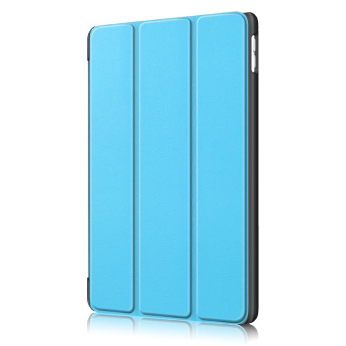 Bild 4,  iPad 10.2 2019/2020/2021, iPad Air 10.5, Pro 10.5 Fodral Tri-Fold Ljus Blå - Teknikhallen.se