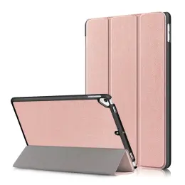  iPad 10.2 2019/2020/2021, iPad Air 10.5, Pro 10.5 Fodral Tri-Fold Roséguld - Teknikhallen.se