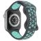 ColorPop Sportarmband Dual-Color Apple Watch 42/44/45/49 mm (M/L) Grå/Teal - Teknikhallen.se