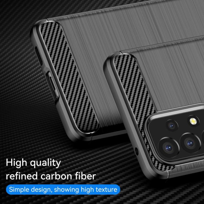 Bild 2,  Samsung Galaxy A53 5G Skal Kolfiber Textur Svart - Teknikhallen.se