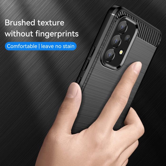 Bild 3,  Samsung Galaxy A53 5G Skal Kolfiber Textur Svart - Teknikhallen.se