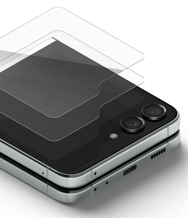 Bild 2, Ringke Ringke Galaxy Z Flip 5 2-PACK Skärmskydd Härdat Glas - Teknikhallen.se