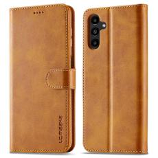 LC.IMEEKE LC.IMEEKE Galaxy A15 4G/5G Fodral L&auml;der Brun - Teknikhallen.se