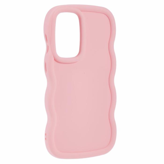 Bild 3,  Samsung Galaxy A56 5G / A36 5G Mobilskal Wavy Ljus Rosa - Teknikhallen.se