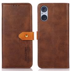 KHAZNEH KHAZNEH Sony Xperia 5 V Fodral Dual-Color Brun - Teknikhallen.se