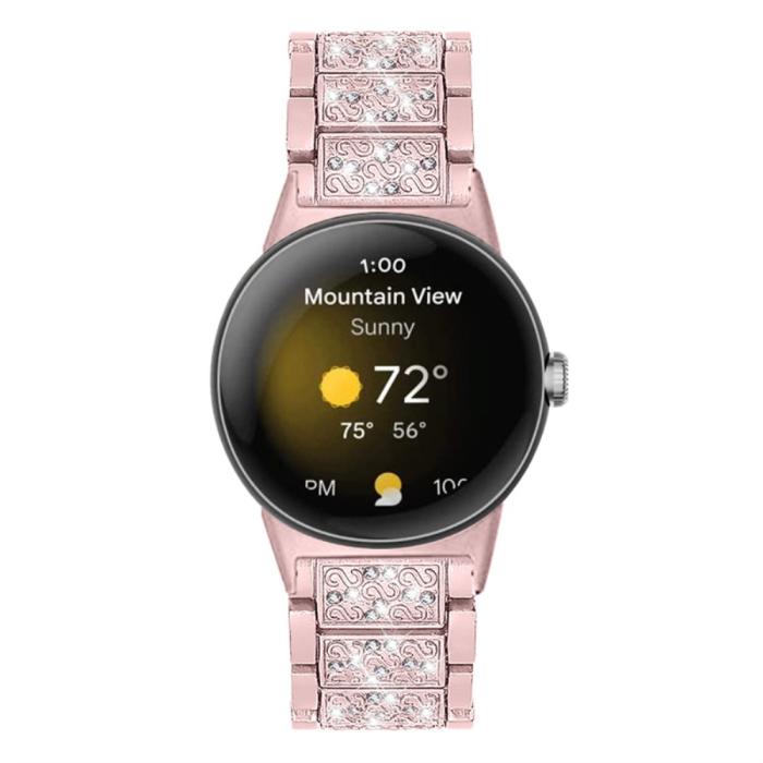Bild 3,  Rhinestone Metallarmband Google Pixel Watch / Watch 2 - Teknikhallen.se