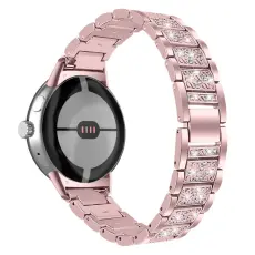  Rhinestone Metallarmband Google Pixel Watch / Watch 2 - Teknikhallen.se