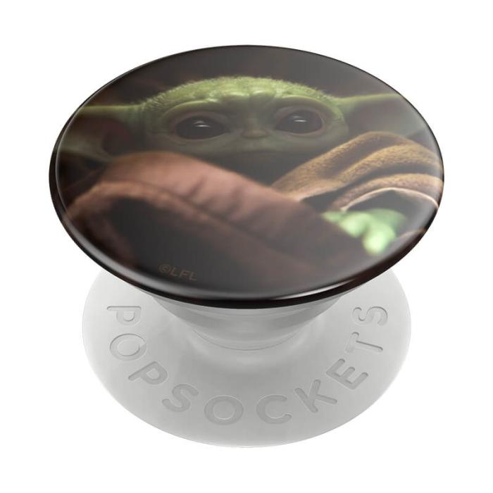 Bild 2, PopSockets PopSockets Avtagbart Grip med Ställfunktion Premium Star Wars Baby Yoda - Teknikhallen.se