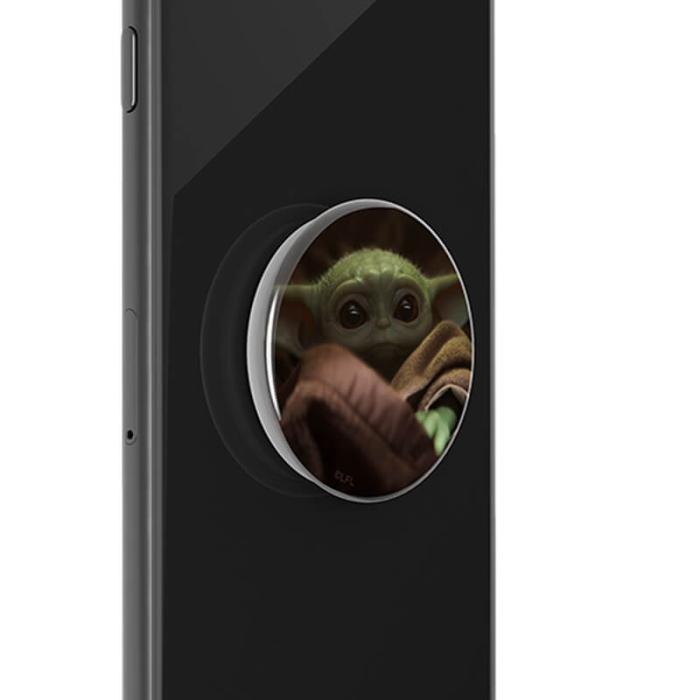 Bild 3, PopSockets PopSockets Avtagbart Grip med Ställfunktion Premium Star Wars Baby Yoda - Teknikhallen.se