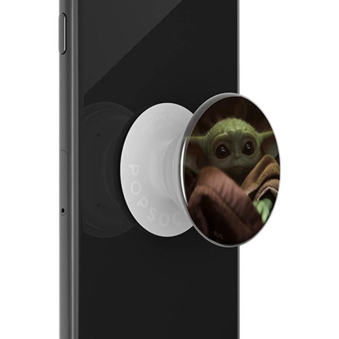 Bild 4, PopSockets PopSockets Avtagbart Grip med Ställfunktion Premium Star Wars Baby Yoda - Teknikhallen.se