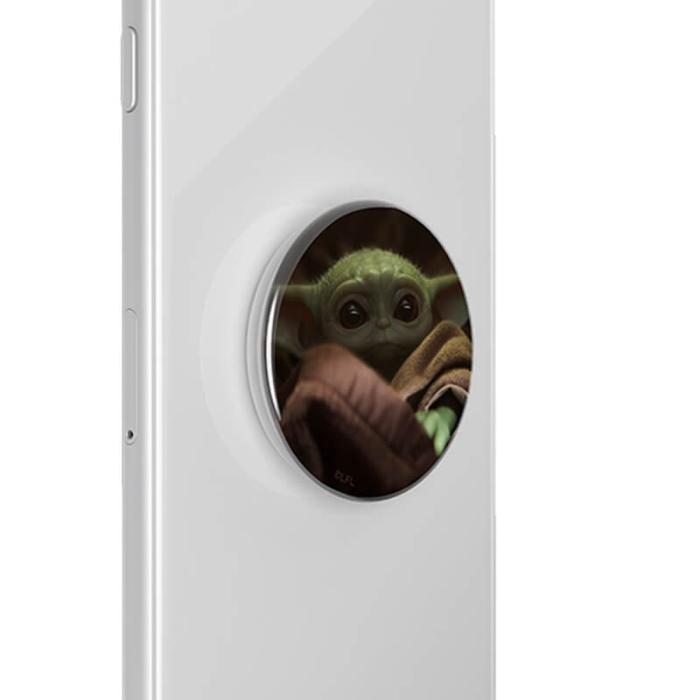 Bild 5, PopSockets PopSockets Avtagbart Grip med Ställfunktion Premium Star Wars Baby Yoda - Teknikhallen.se