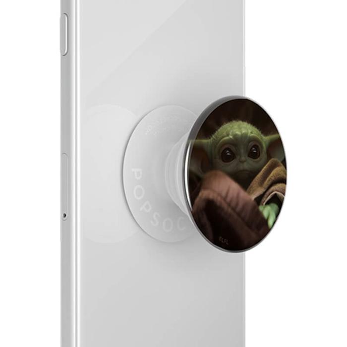 Bild 6, PopSockets PopSockets Avtagbart Grip med Ställfunktion Premium Star Wars Baby Yoda - Teknikhallen.se
