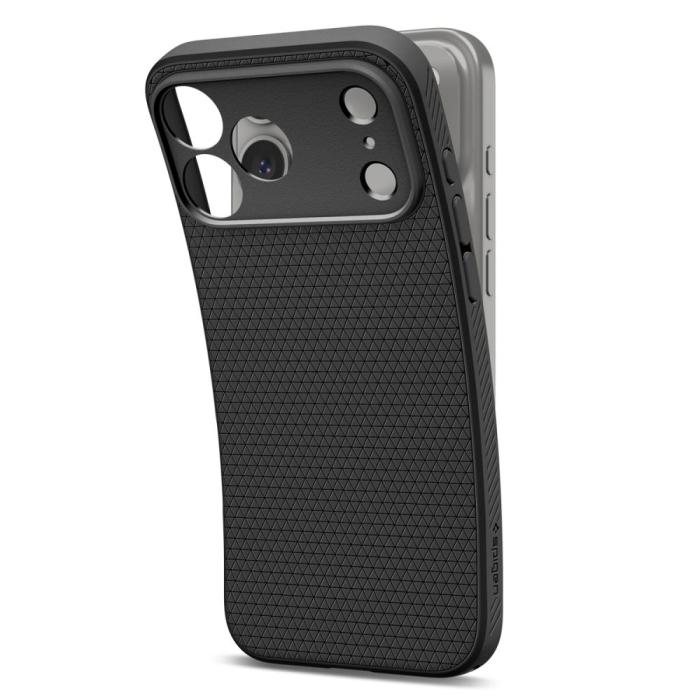 Bild 4, Spigen Spigen iPhone 18 Pro / 17 Pro Skal Liquid Air Mattsvart - Teknikhallen.se