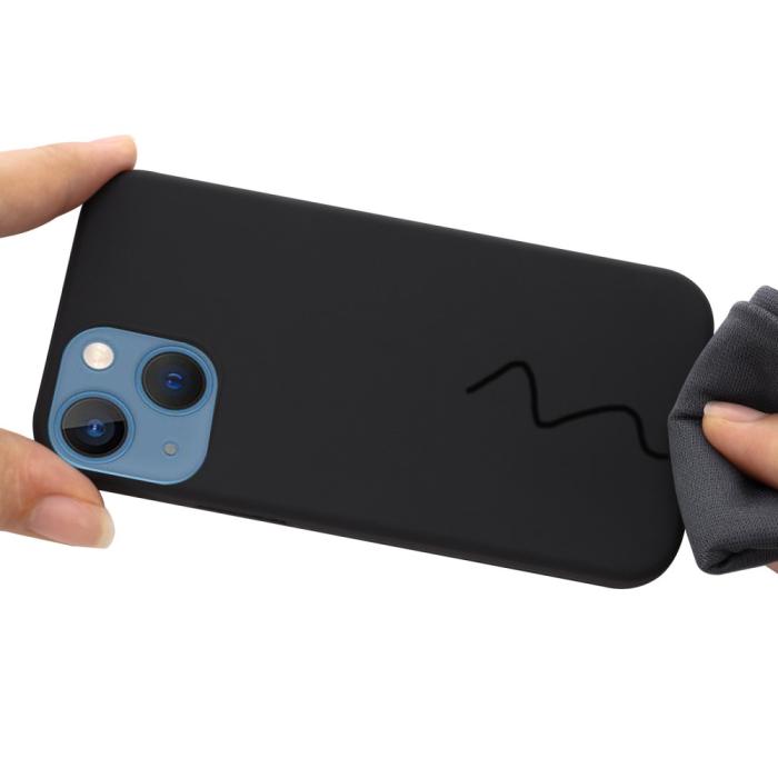 Bild 5,  iPhone 13 Skal MagSafe Liquid Silikon Svart - Teknikhallen.se