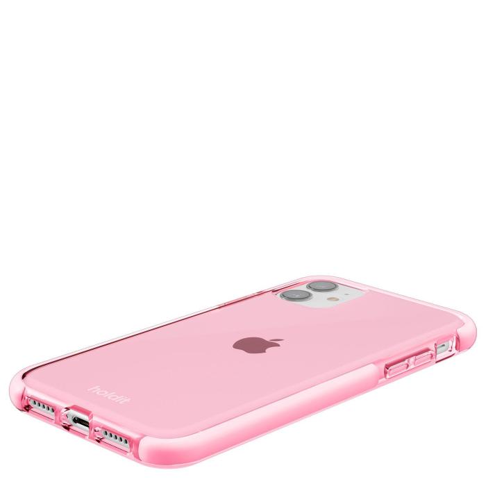 Bild 4, holdit holdit iPhone 11/XR Skal Seethru Bright Pink - Teknikhallen.se