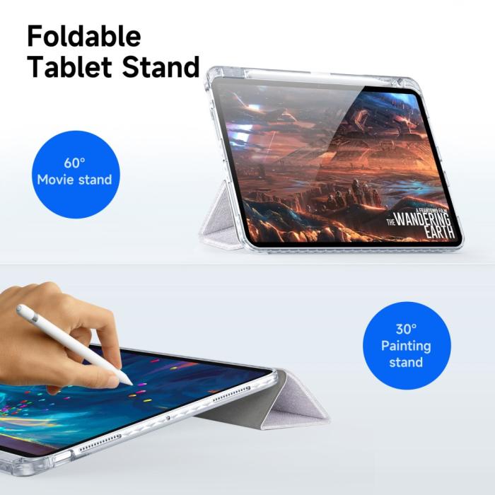 Bild 3, DUX DUCIS DUX DUCIS iPad Pro 11 2025/2024 Fodral Penhållare Ljus Lila - Teknikhallen.se