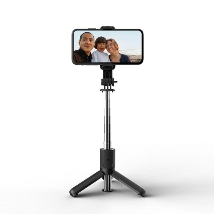 Bild 3, Tech-Protect Tech-Protect TriPod Trådlös Selfie Stick Svart - Teknikhallen.se
