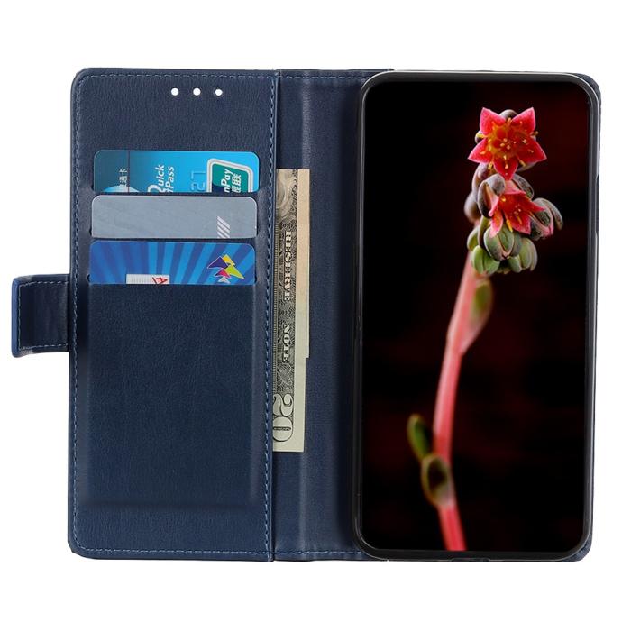 Bild 2,  Xiaomi Redmi 10 5G Fodral Läder Blå - Teknikhallen.se