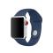  Silikon Armband Apple Watch 41/40/38 mm (S/M) - Mörk Blå - Teknikhallen.se