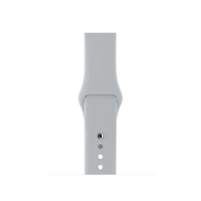 Bild 3,  Silikon Armband Apple Watch 42/41/40/38 mm (S/M) - Grå - Teknikhallen.se